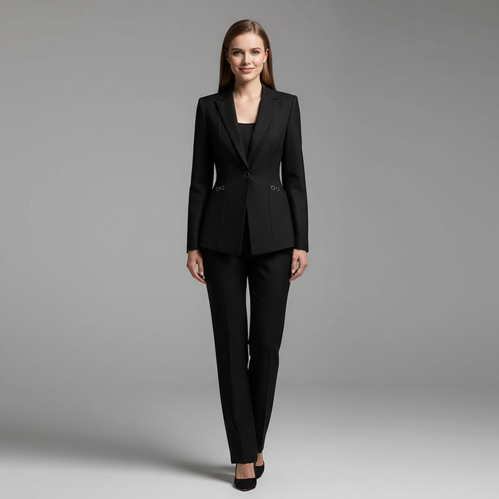 Ruby Elegant Blazer And Trousers Set