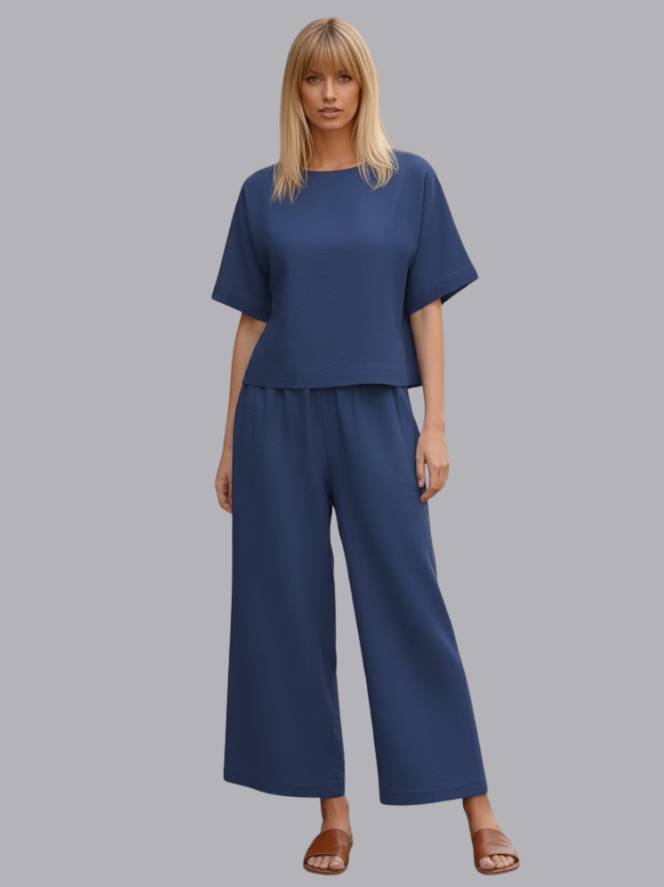 Hallie Short Sleeve Two Piece Set