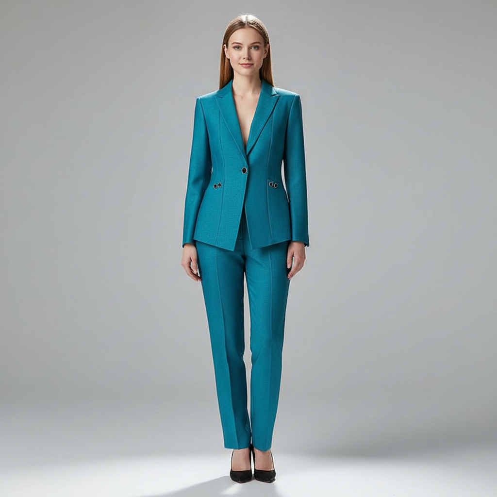 Ruby Elegant Blazer And Trousers Set