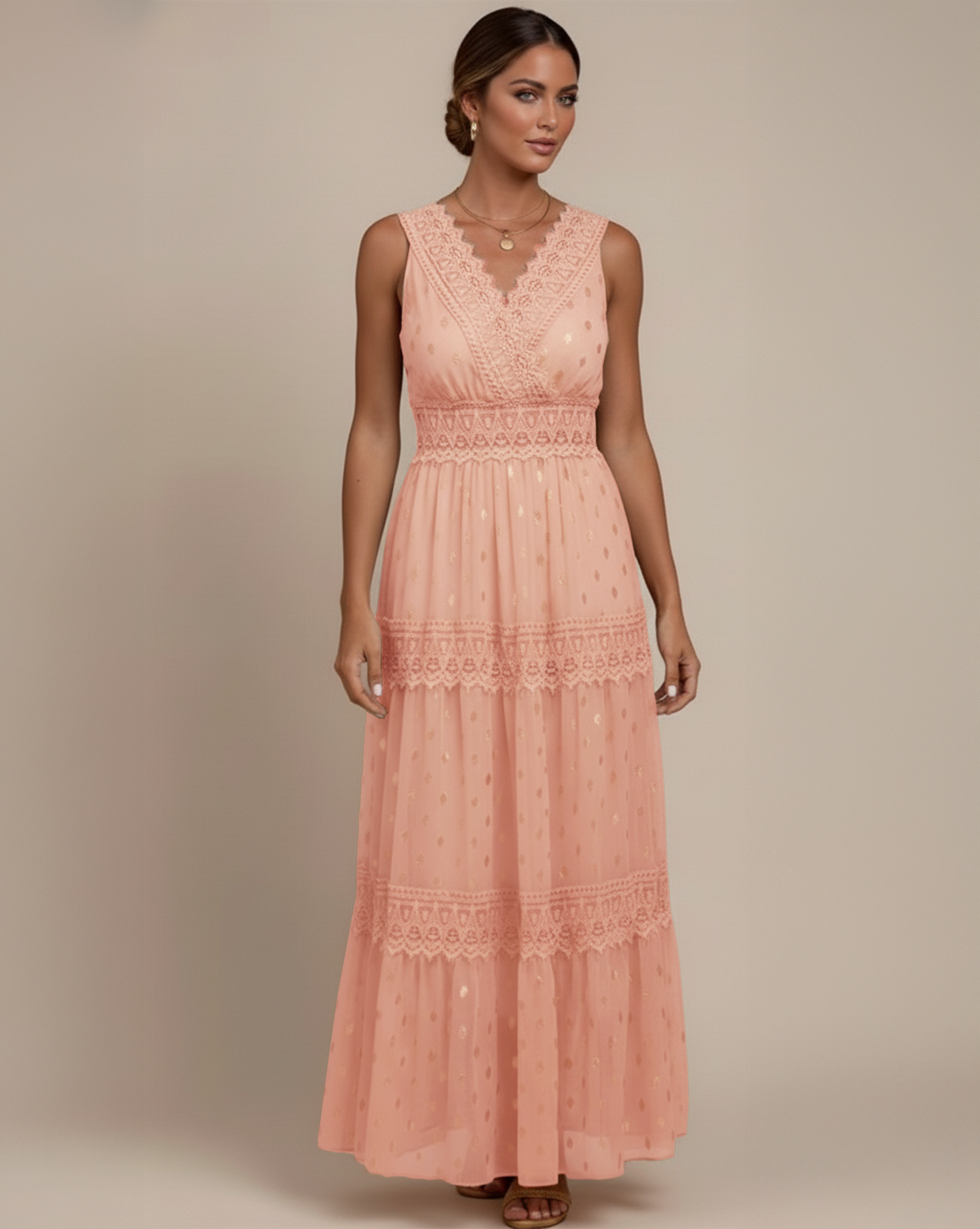 Solana Boho Lace Dress
