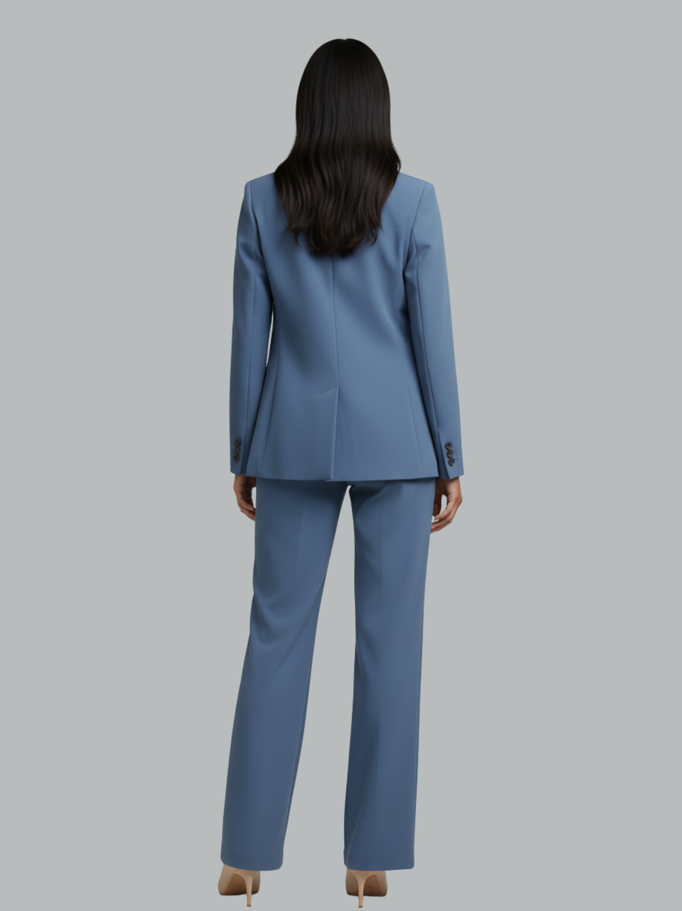 Chic Cotton Blend Suit Set