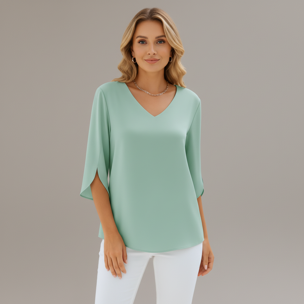 Everyday V-Neck Blouse