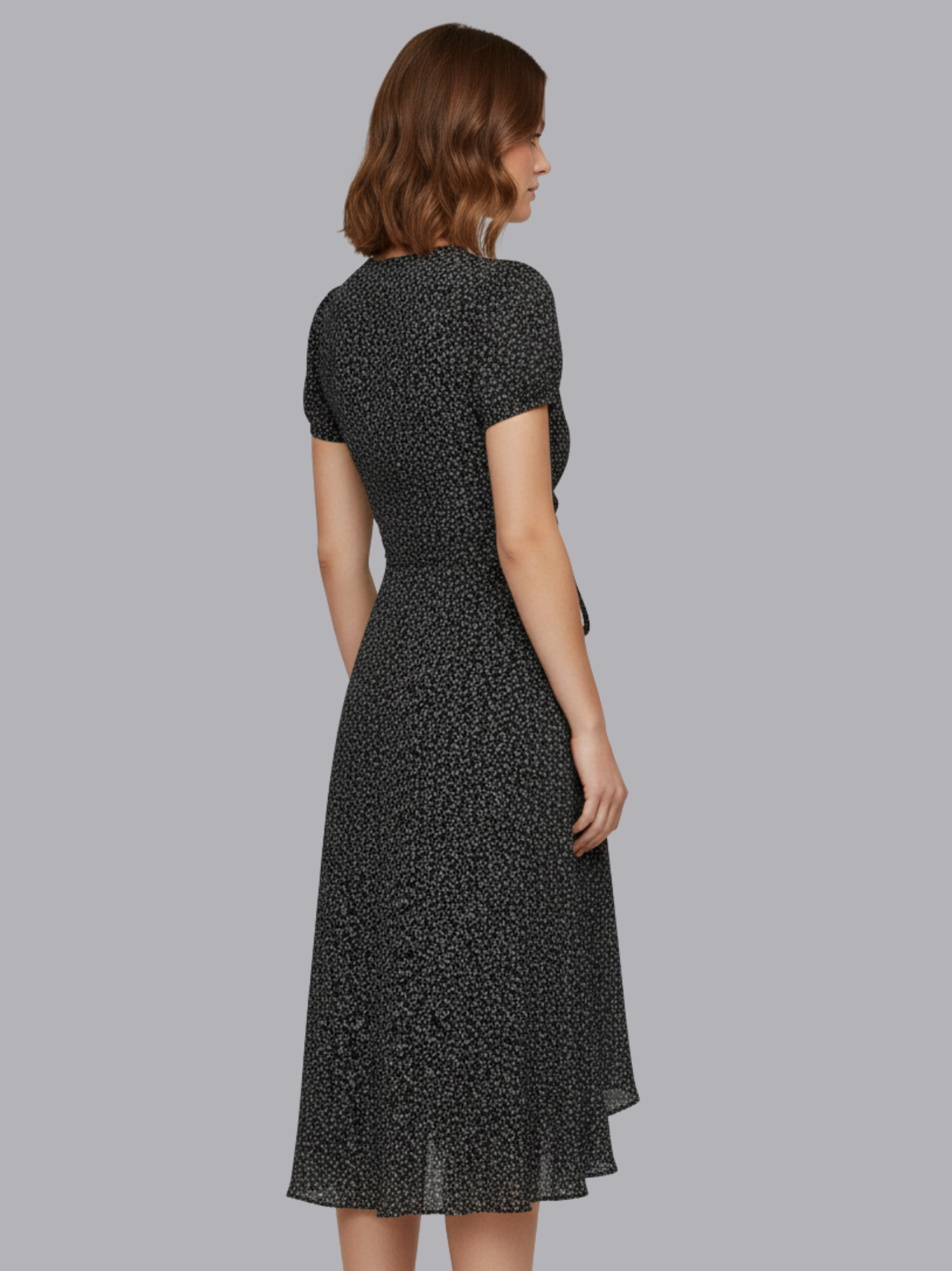Clarissa Polka Dress