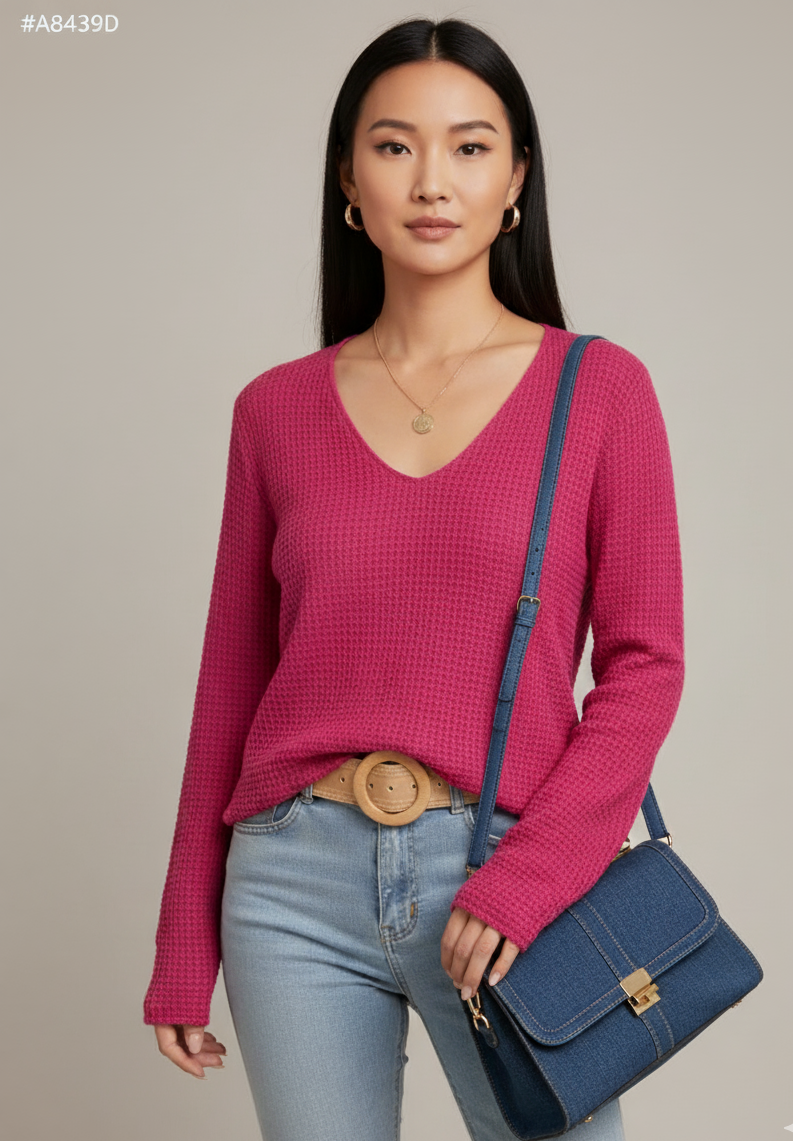 Open Back Knit Top with Mandala Detail