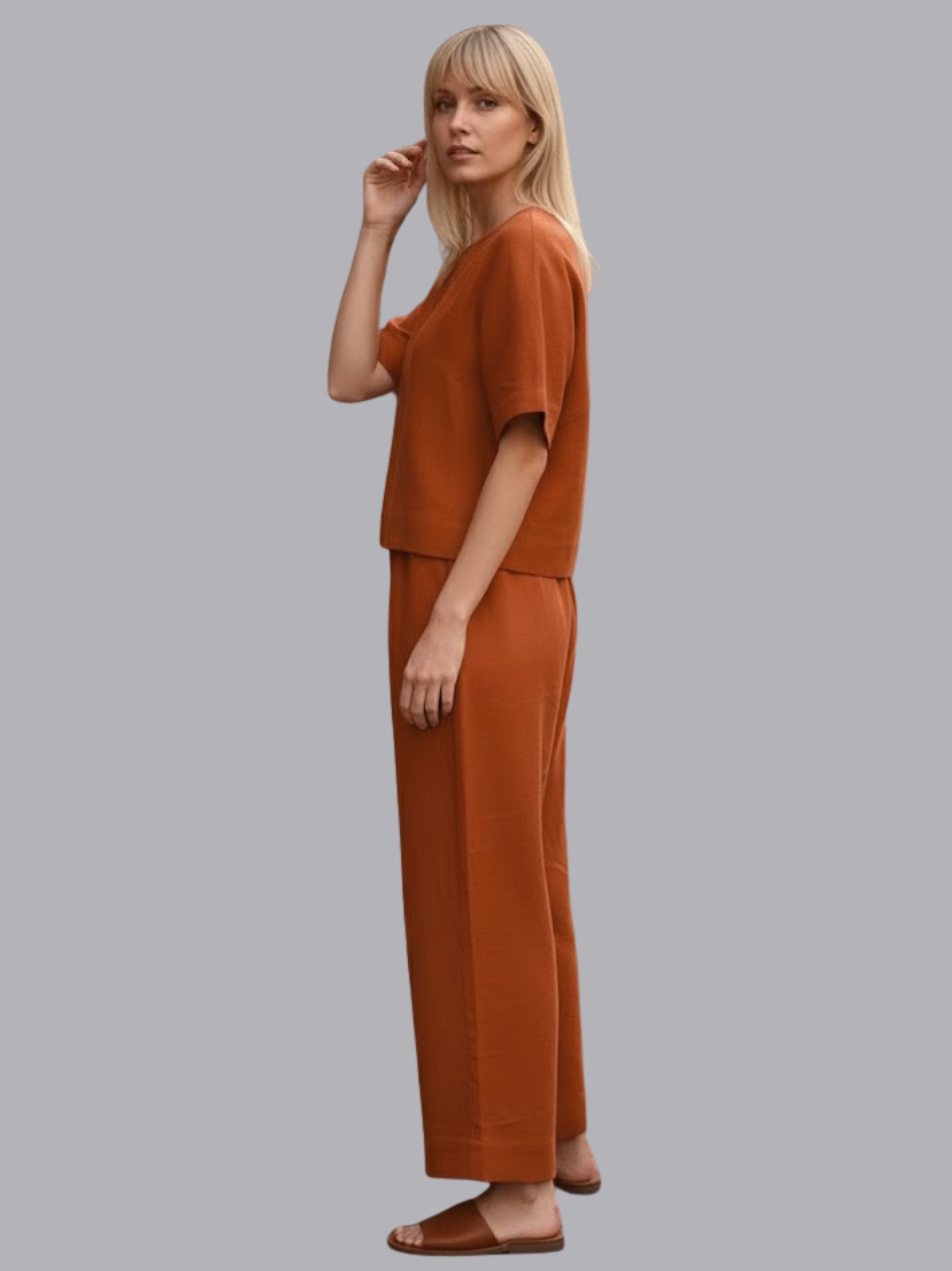 Hallie Short Sleeve Two Piece Set