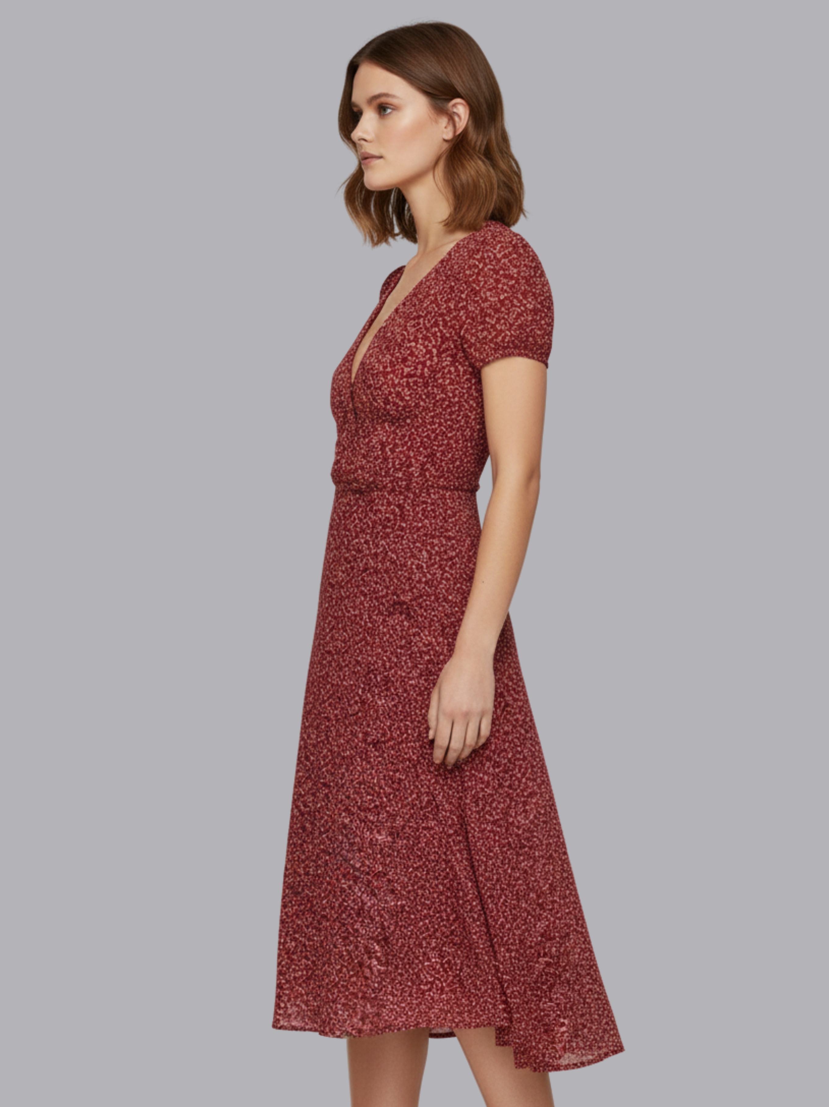 Clarissa Polka Dress