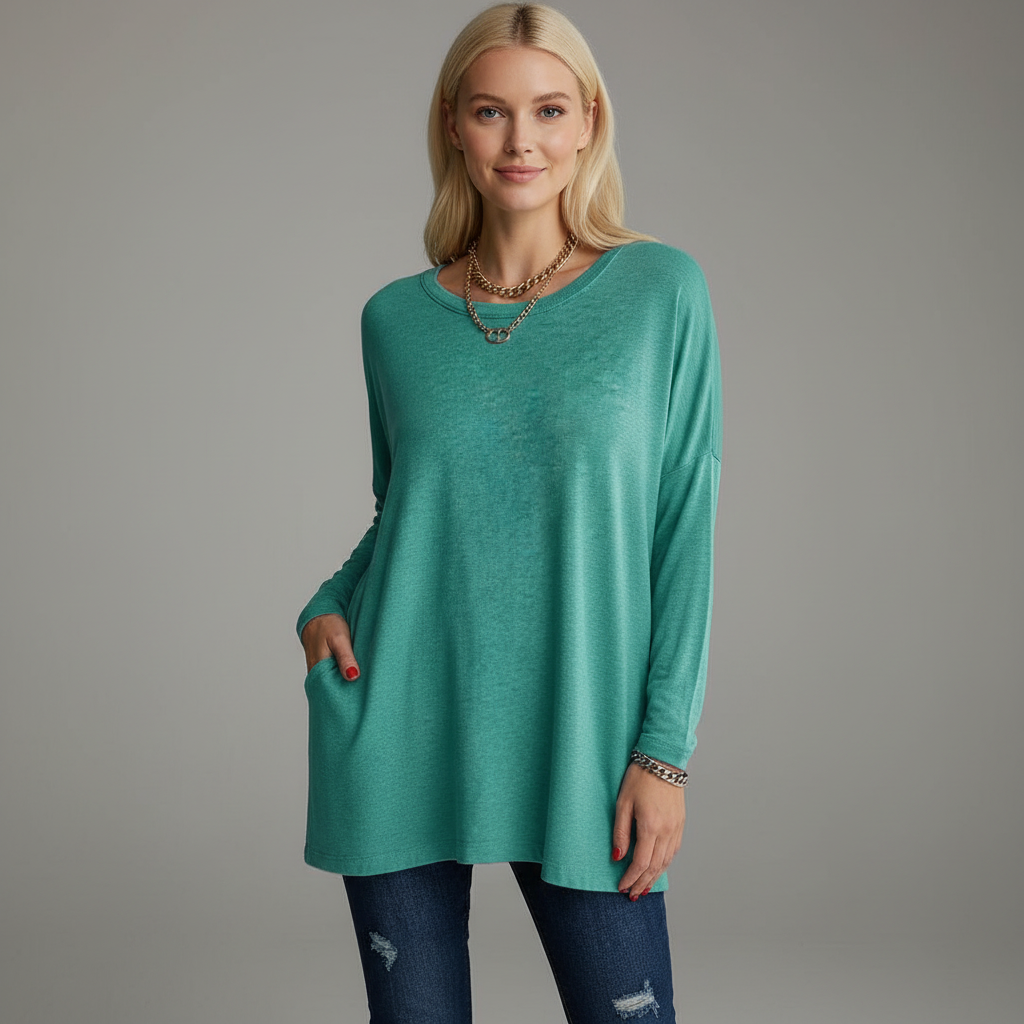 Georgia Cosy Oversized Long Sleeve Top
