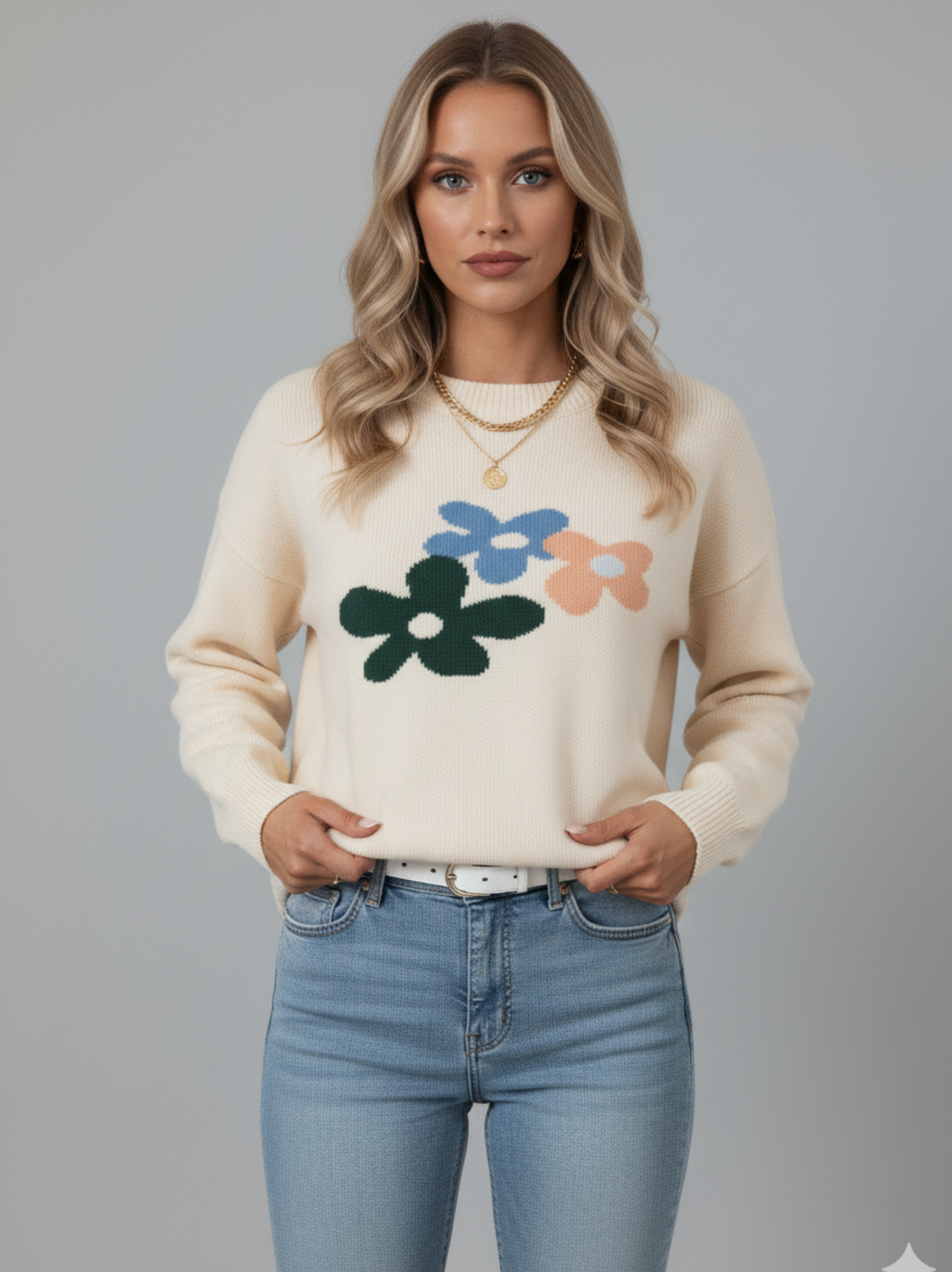 Kasey Floral Sweater