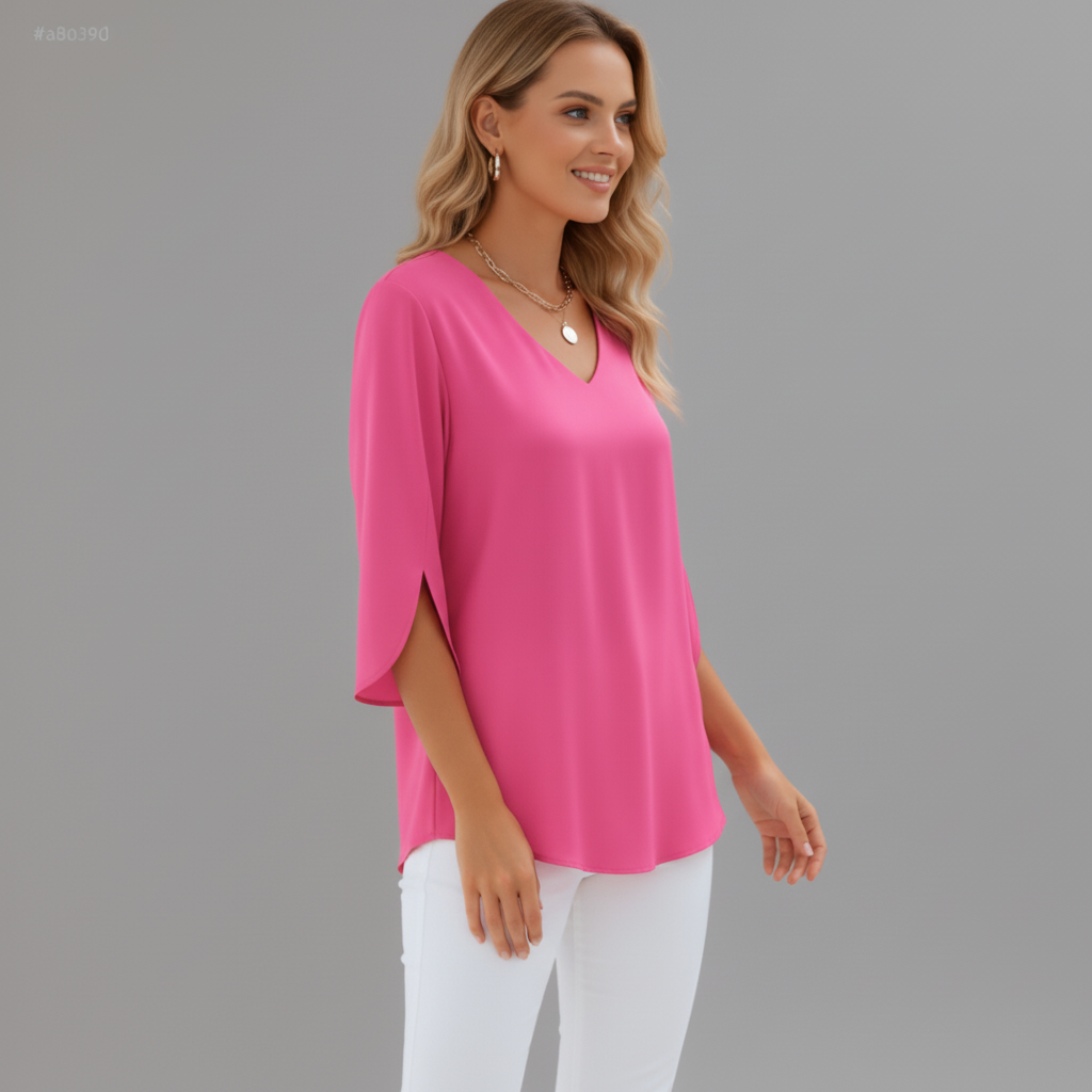Everyday V-Neck Blouse
