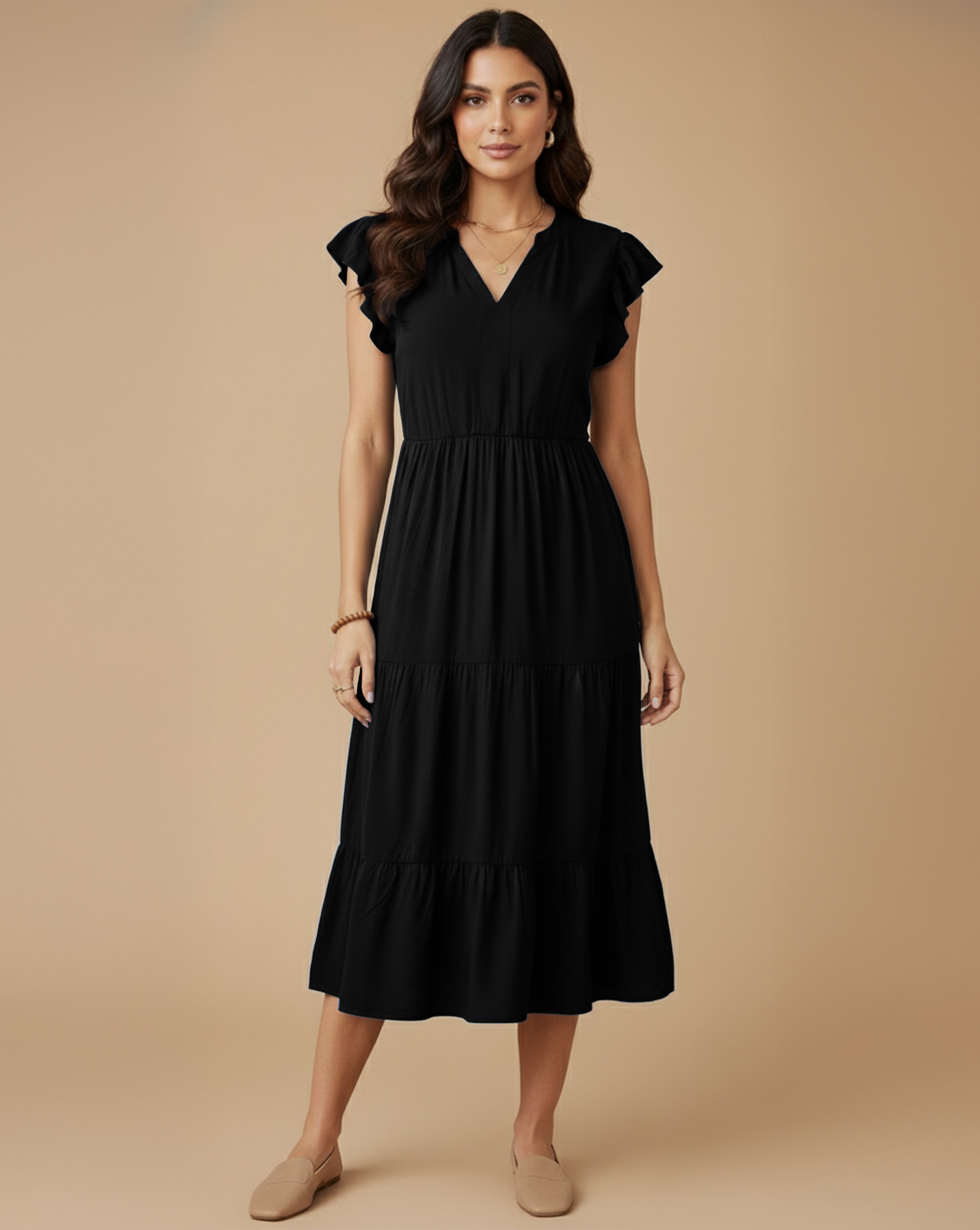Lisa Plain Dress