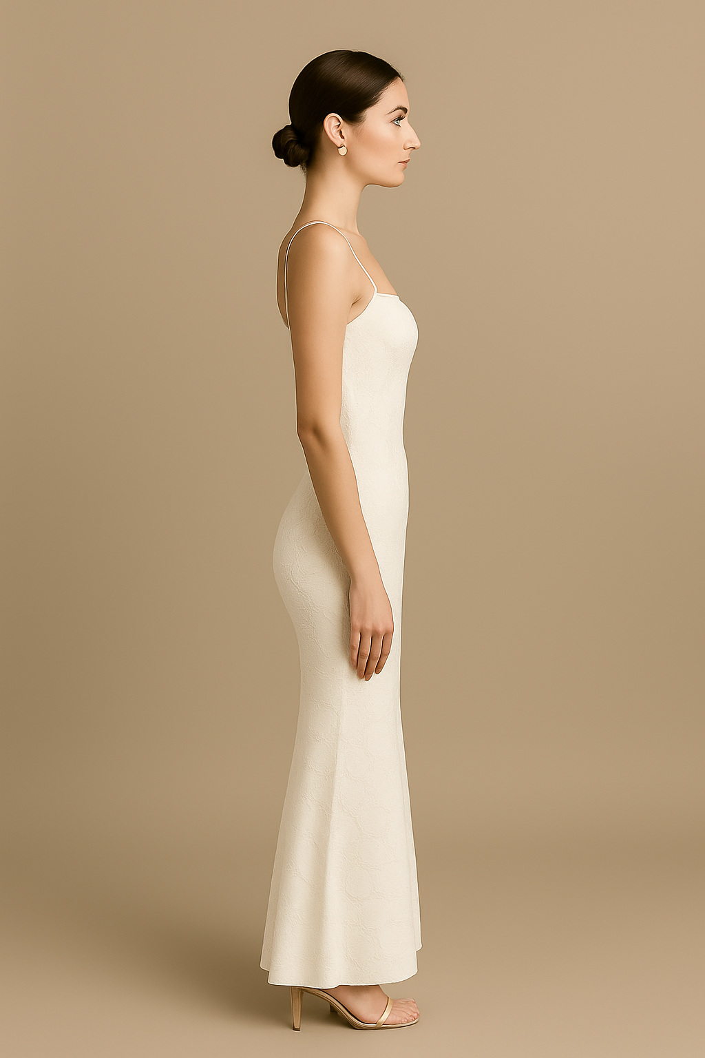 Aurora Lace-up Maxi Dress