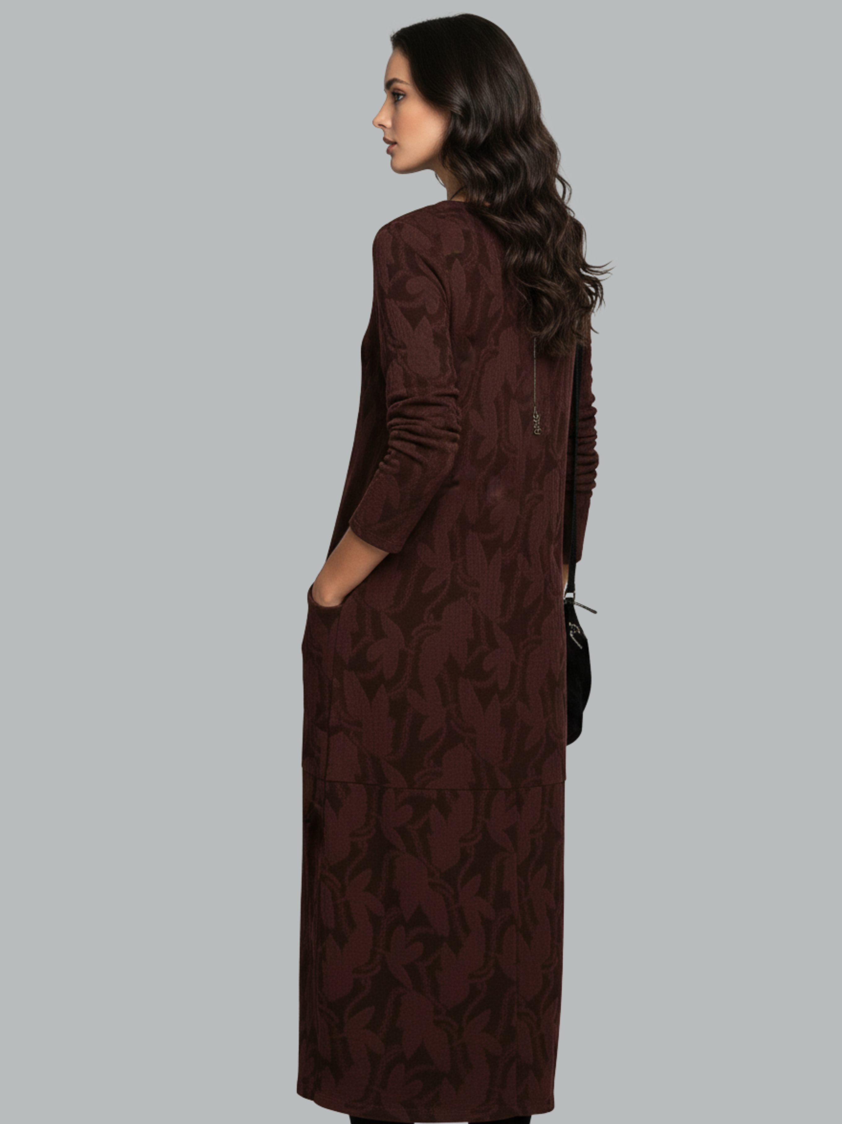 Clara Printed Long Sleeve Dress