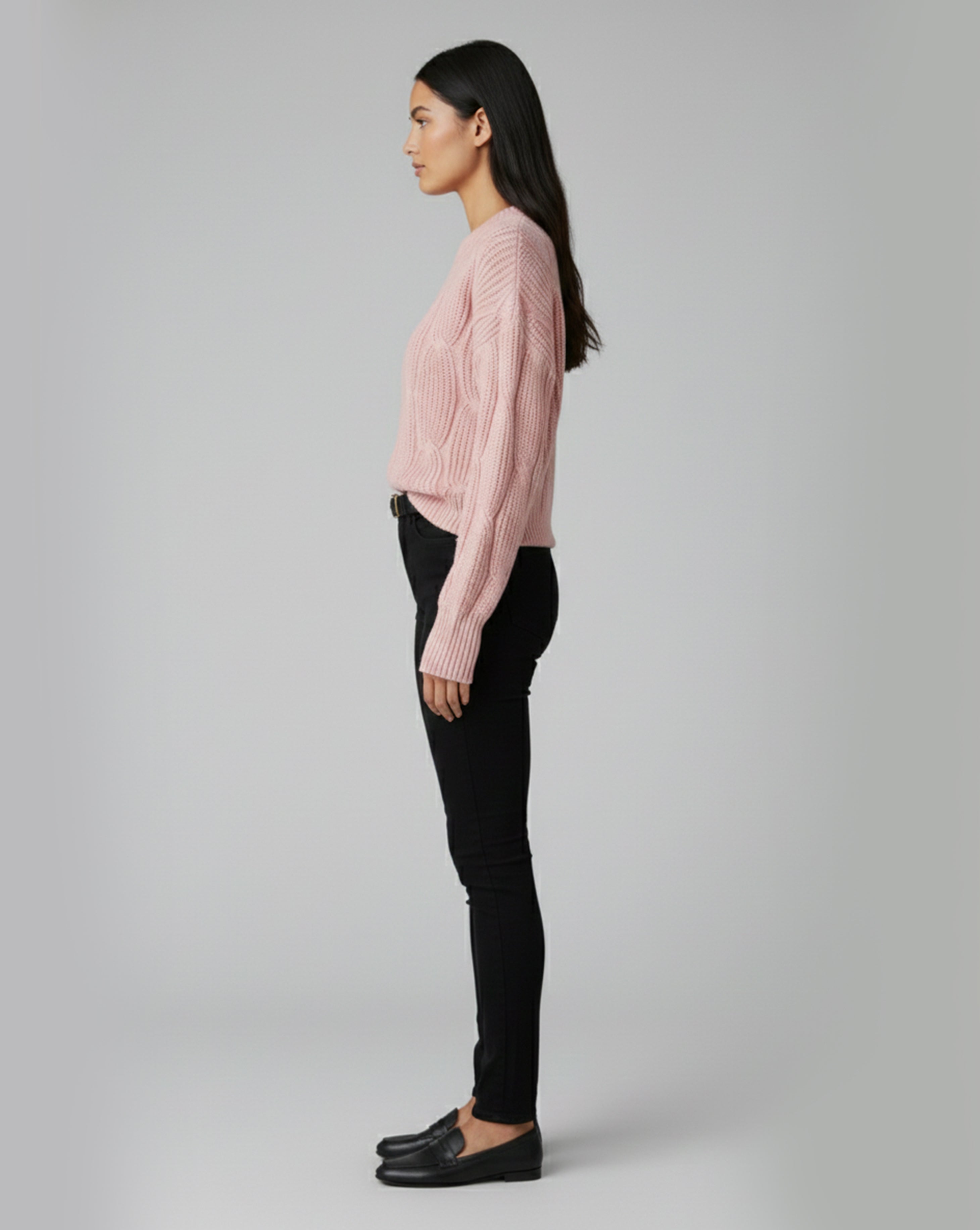 Stylish Crewneck Knitted Sweater