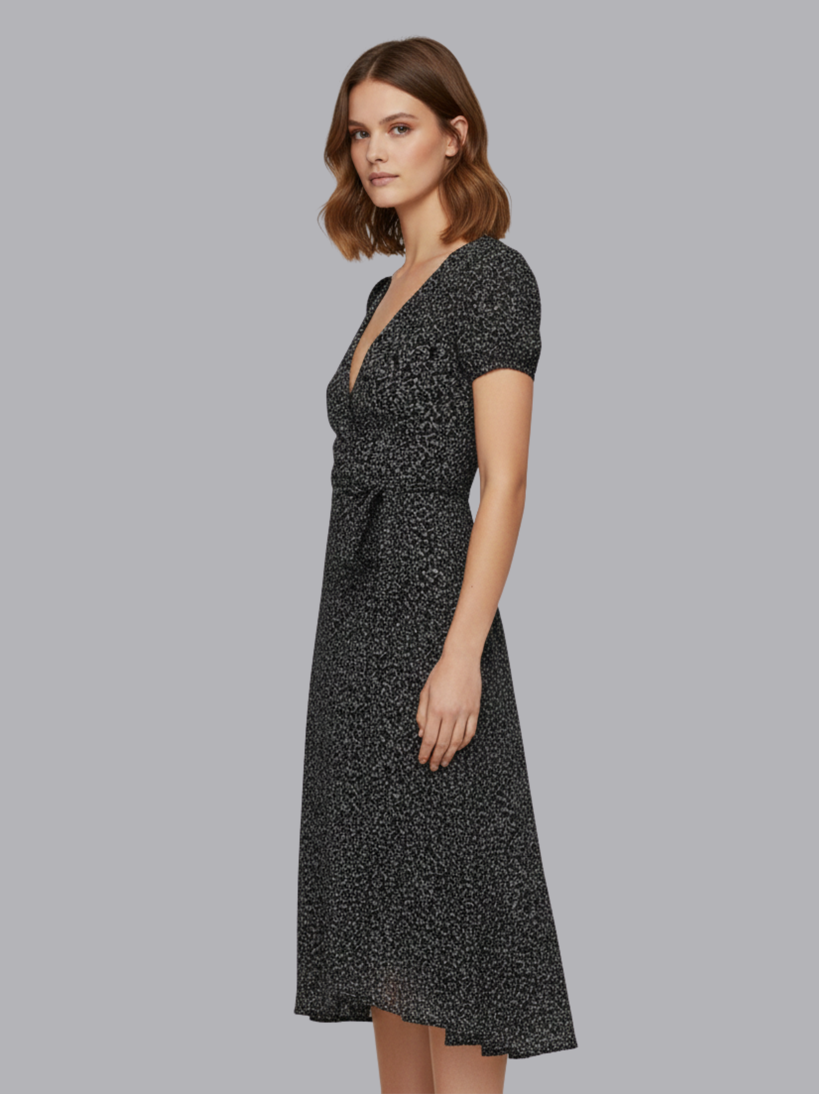 Clarissa Polka Dress