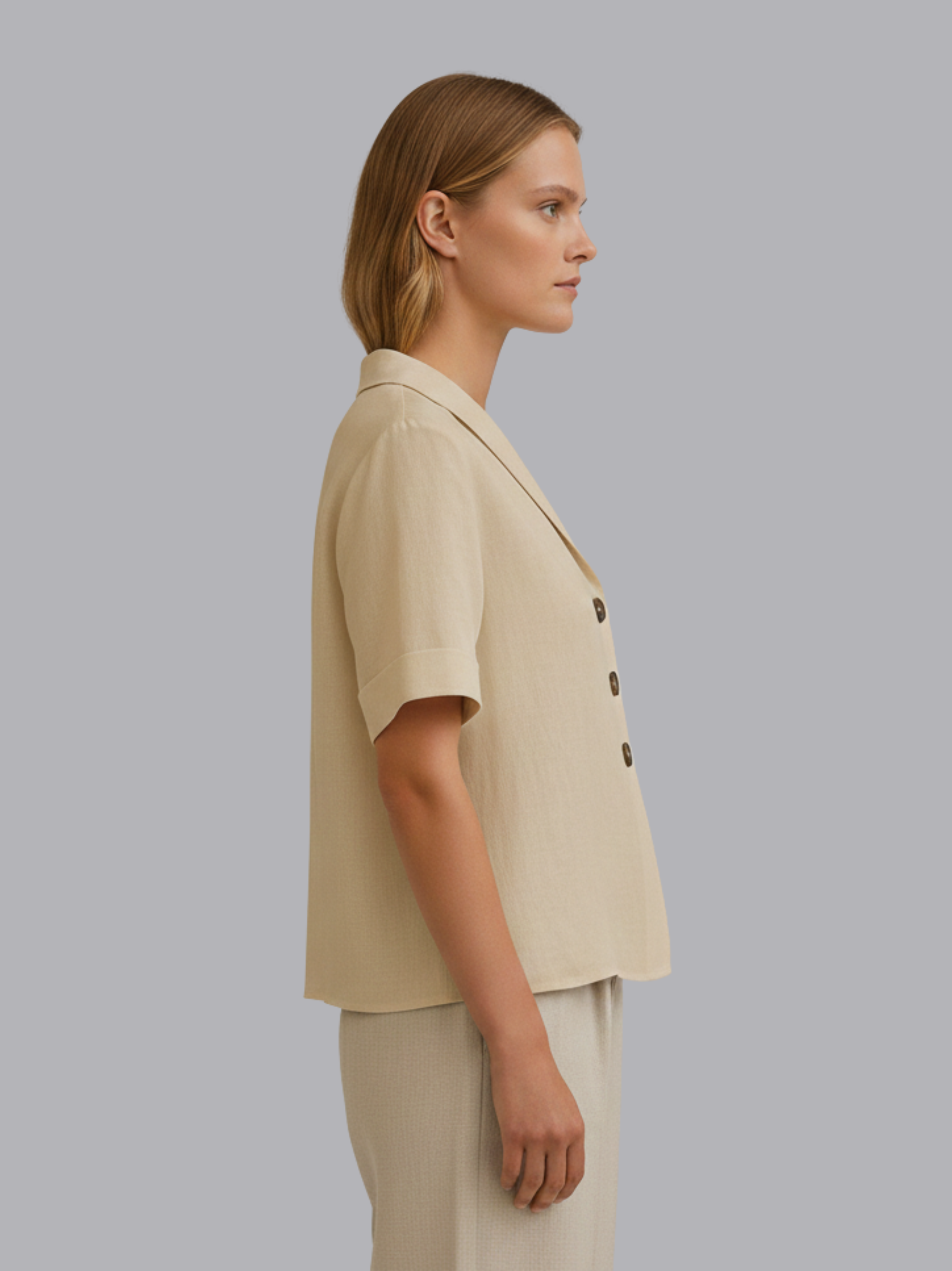 Chic Solid Blouse