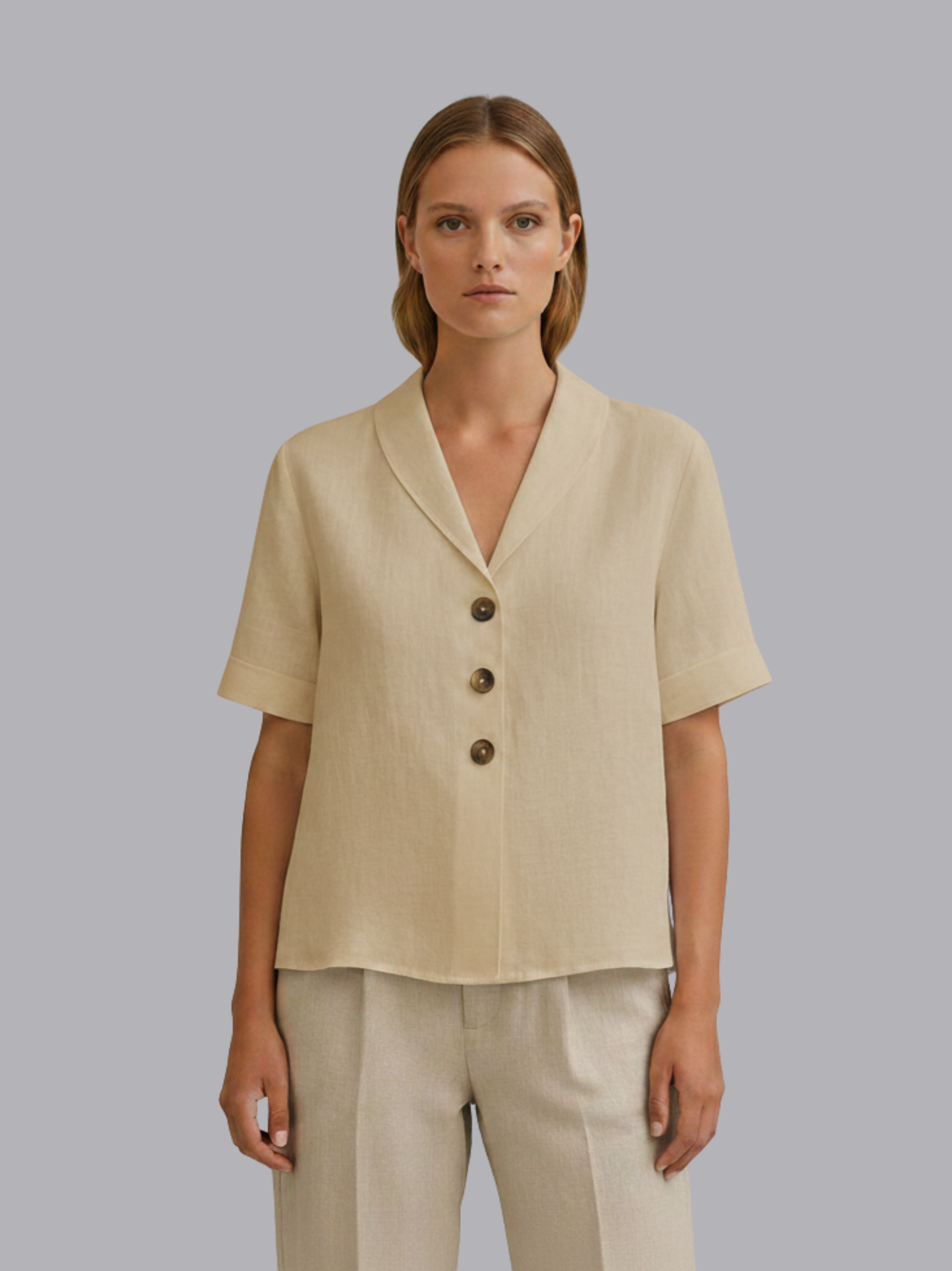 Chic Solid Blouse