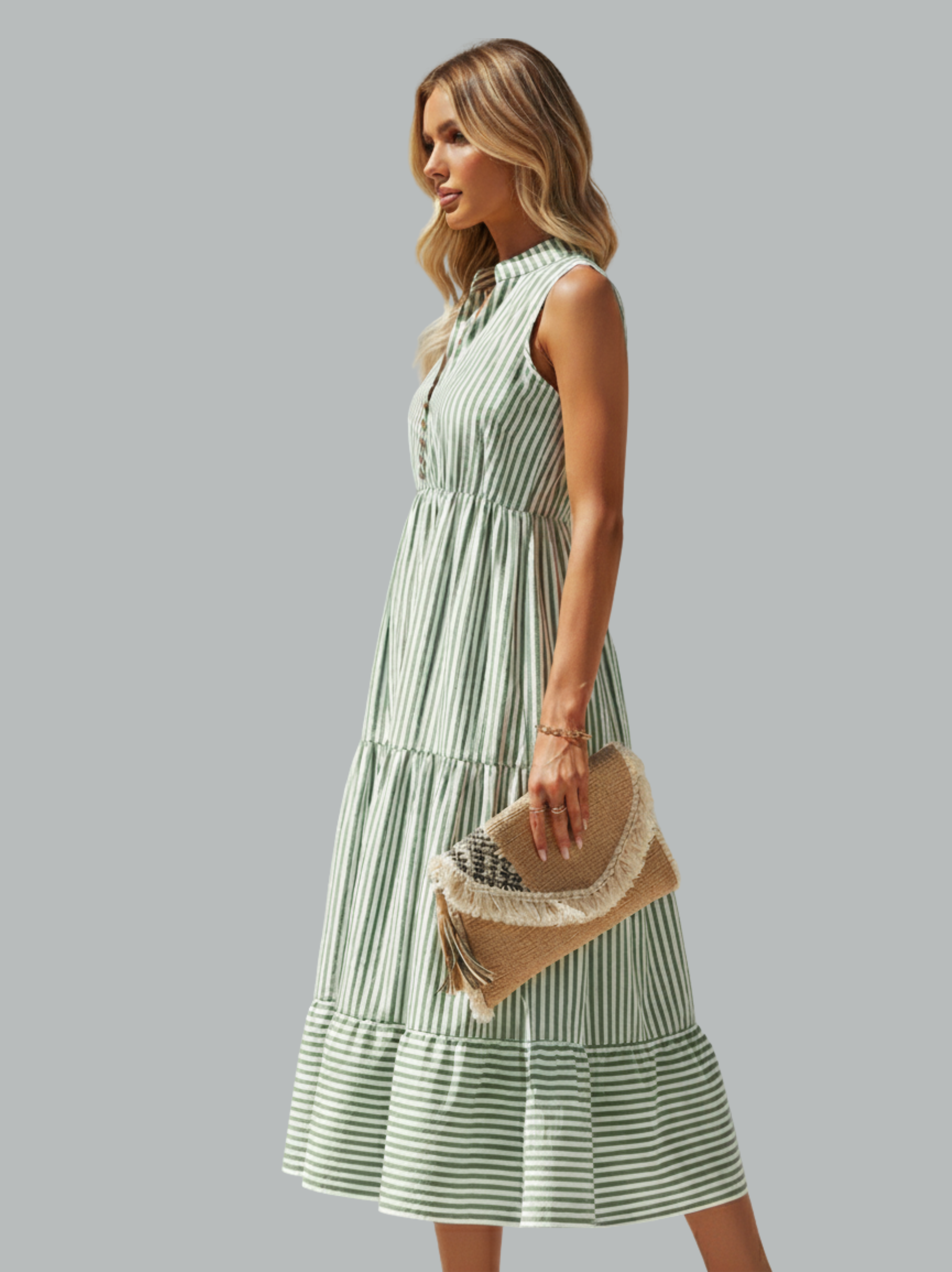 Cheska Striped Dress